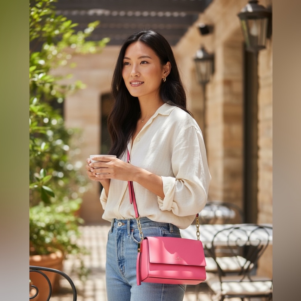 Kate Spade Hot Pink Crossbody - Picture 2 of 6